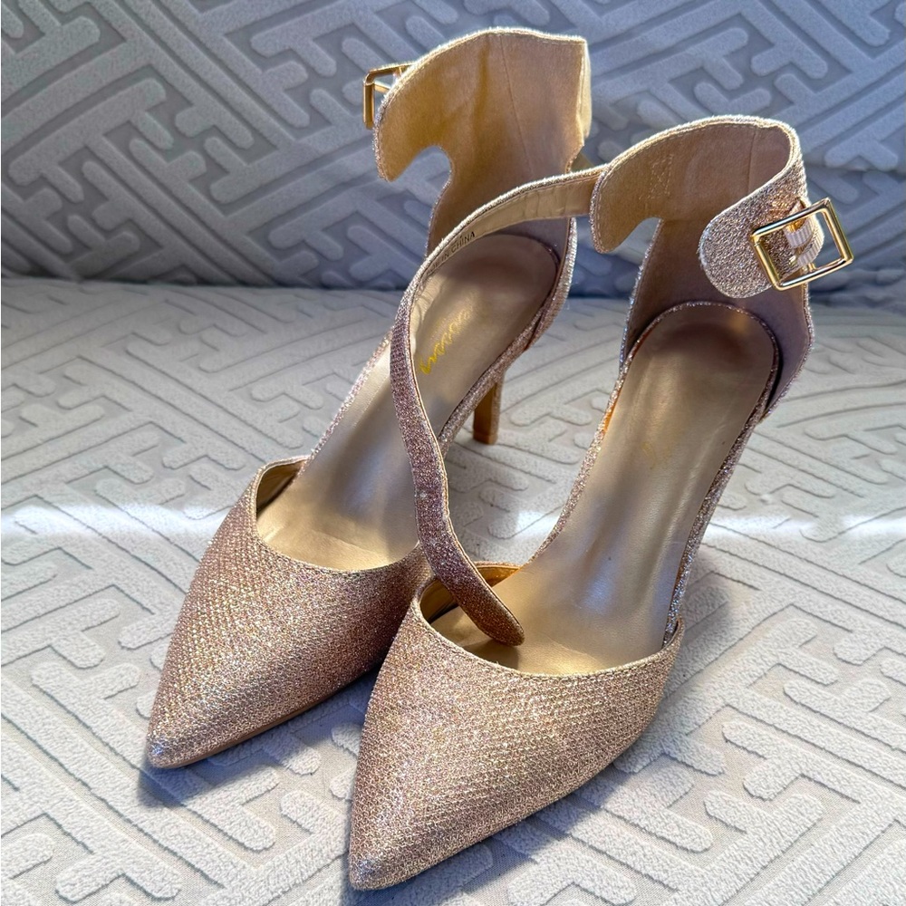 Gold heels